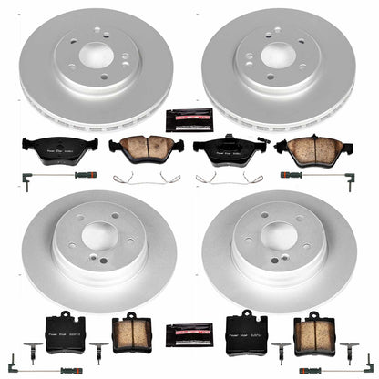 PowerStop Power Stop 00-02 Mercedes-Benz CLK320 Front & Rear Z23 Evolution Sport Coated Brake Kit CRK2786