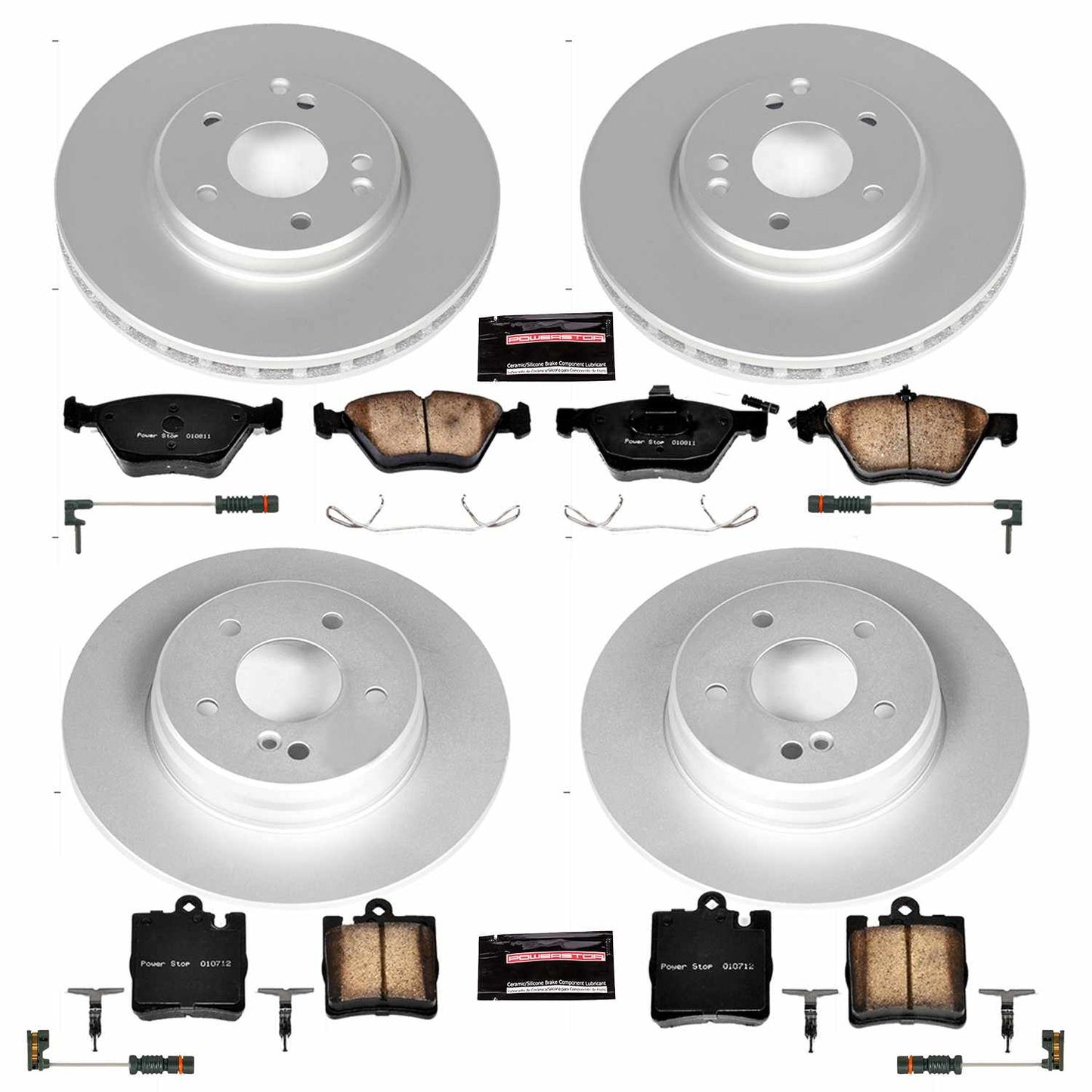 PowerStop Power Stop 01-02 Mercedes-Benz E430 Front & Rear Z23 Evolution Sport Coated Brake Kit CRK2790