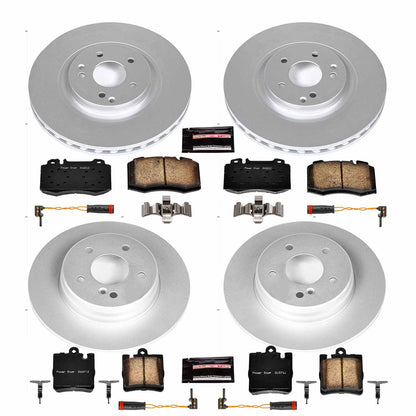 PowerStop Power Stop 2004 Mercedes-Benz C230 Front & Rear Z23 Evolution Sport Coated Brake Kit CRK2791