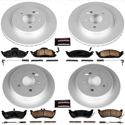 PowerStop Power Stop 98-03 Mercedes-Benz ML320 Front & Rear Z23 Evolution Sport Coated Brake Kit CRK2833