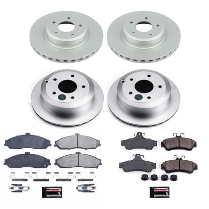 PowerStop Power Stop 05-06 Pontiac GTO Front & Rear Z17 Evolution Geomet Coated Brake Kit CRK2893