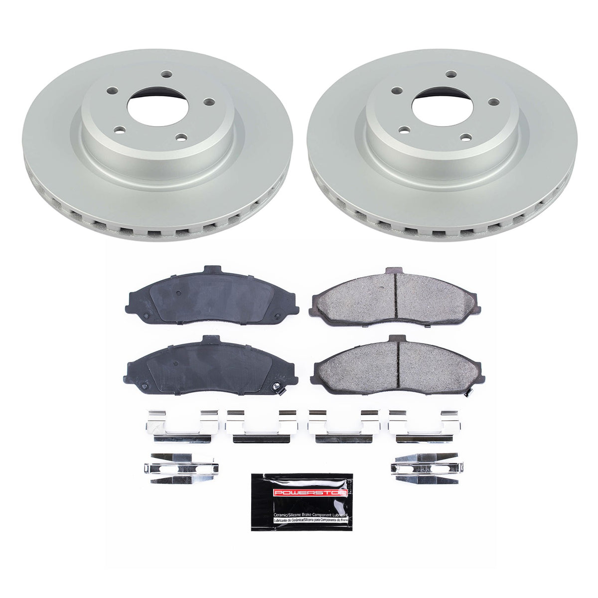 PowerStop Power Stop 05-06 Pontiac GTO Front Z17 Evolution Geomet Coated Brake Kit CRK2912