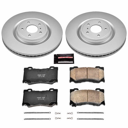 PowerStop Power Stop 09-13 Infiniti FX50 Front Z17 Evolution Geomet Coated Brake Kit CRK2915
