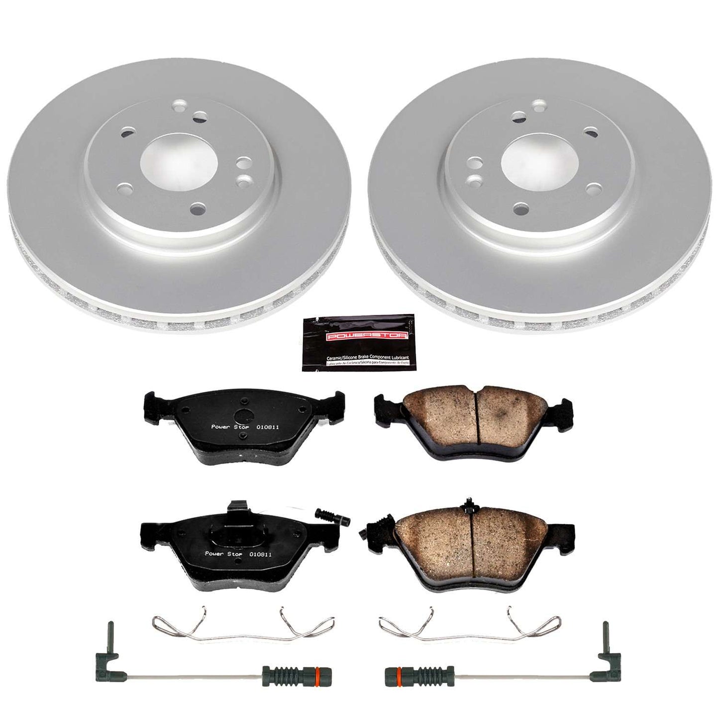 PowerStop Power Stop 98-02 Mercedes-Benz CLK320 Front Z23 Evolution Sport Coated Brake Kit CRK2926