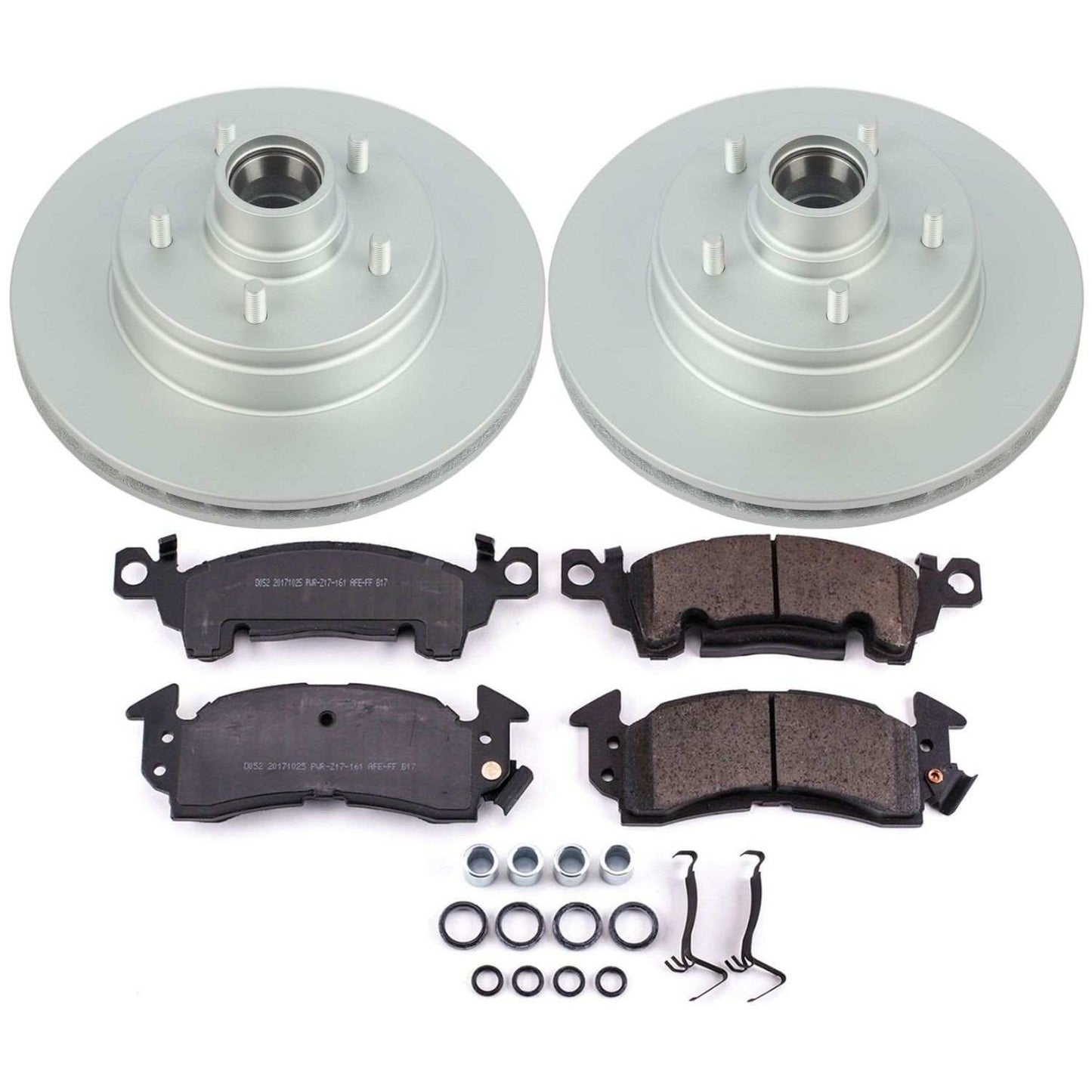 PowerStop Power Stop 91-96 Buick Roadmaster Front Z17 Evolution Geomet Coated Brake Kit CRK2936