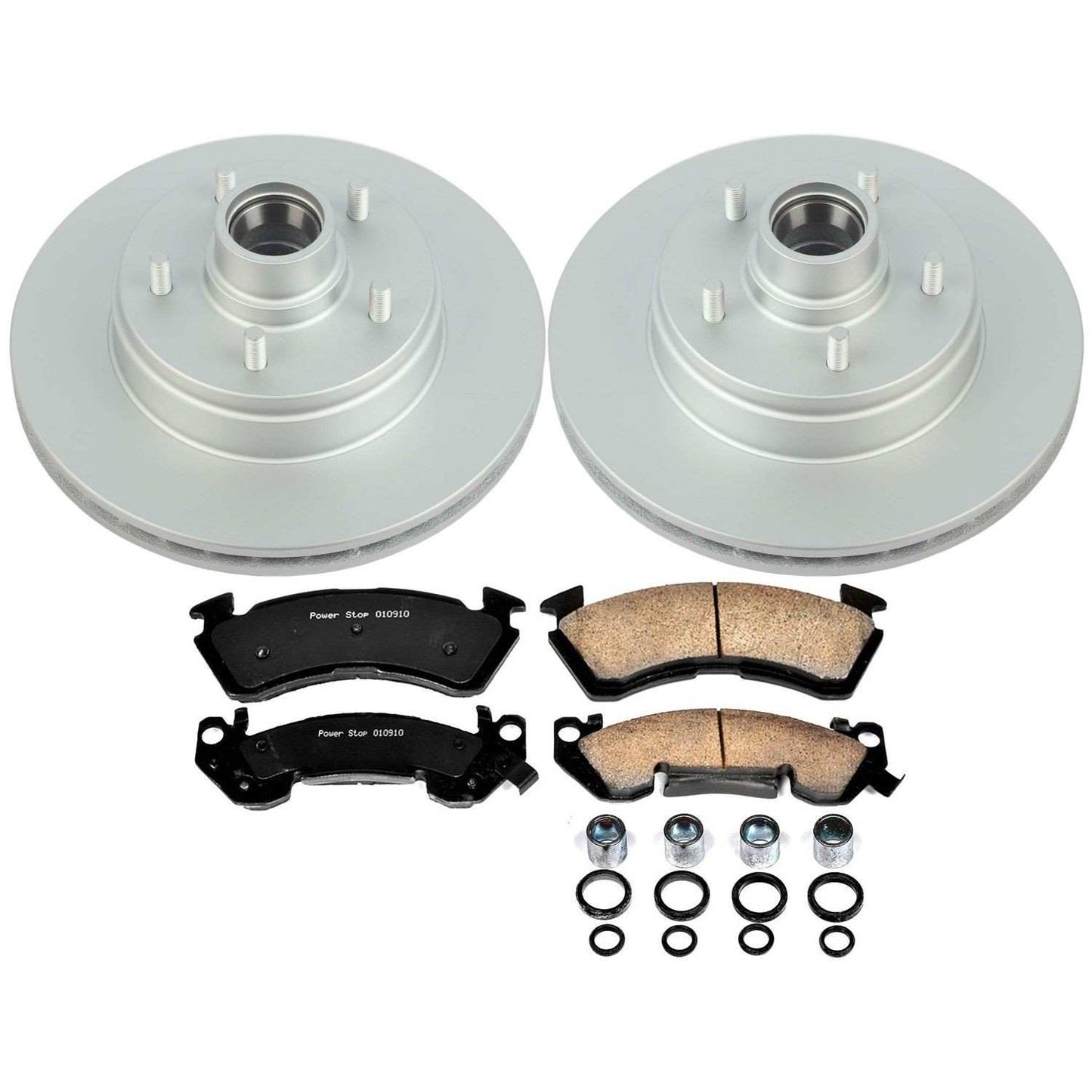 PowerStop Power Stop 91-93 Chevrolet Caprice Front Z17 Evolution Geomet Coated Brake Kit CRK2937