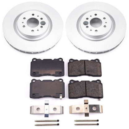 PowerStop Power Stop 04-07 Cadillac CTS Front Z17 Evolution Geomet Coated Brake Kit CRK2944