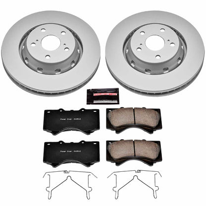 PowerStop Power Stop 16-18 Lexus LX570 Front Z17 Evolution Geomet Coated Brake Kit CRK2952