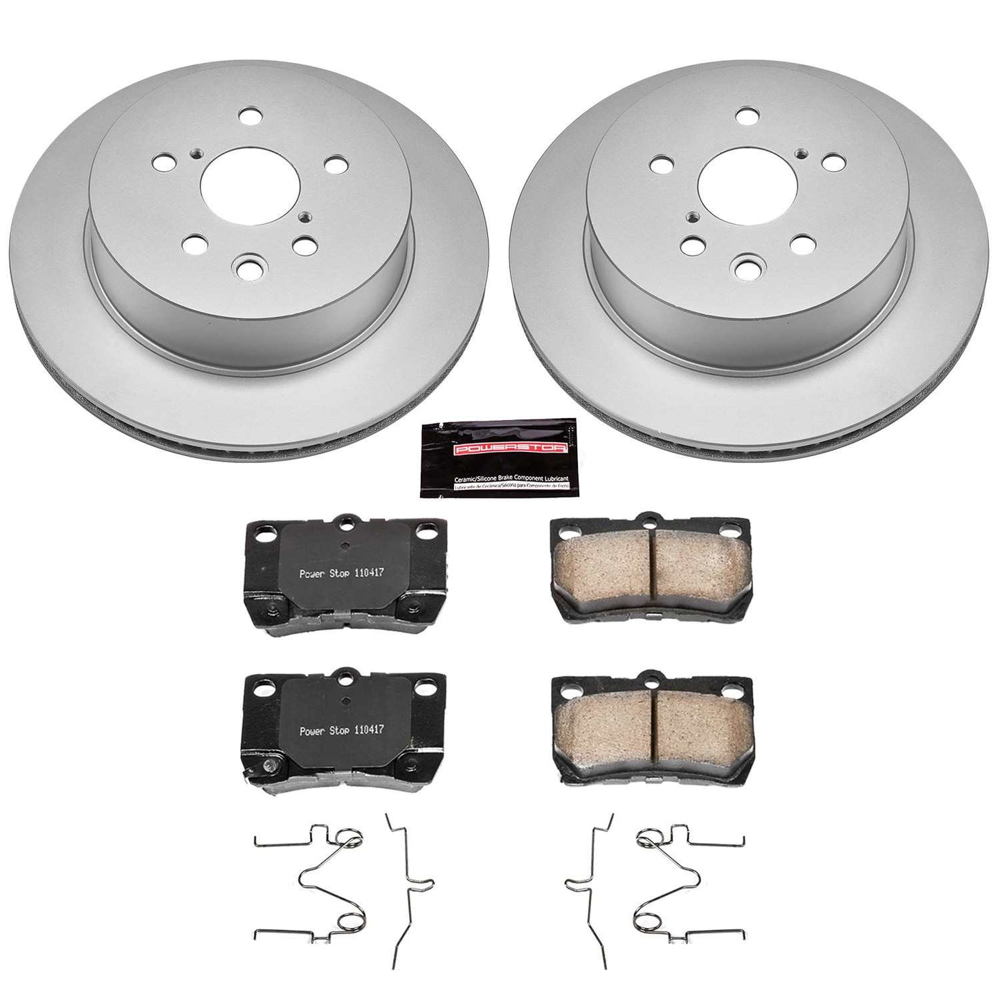PowerStop Power Stop 2006 Lexus GS300 Rear Z17 Evolution Geomet Coated Brake Kit CRK2977