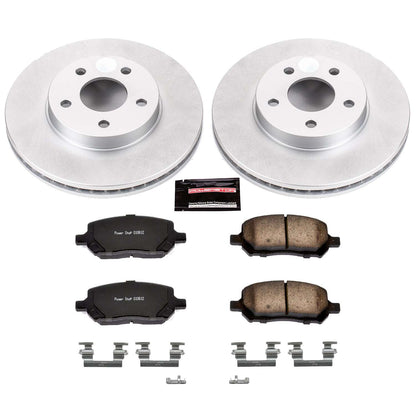 PowerStop Power Stop 07-10 Chevrolet Cobalt Front Z17 Evolution Geomet Coated Brake Kit CRK2983