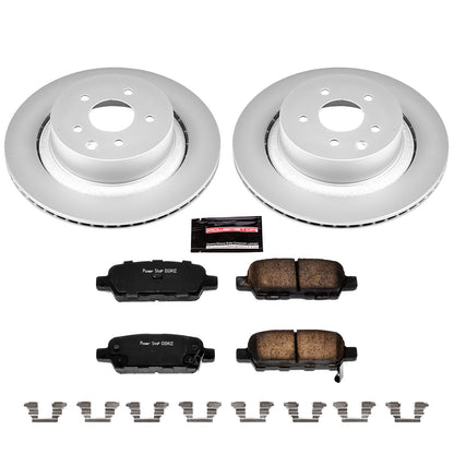 PowerStop Power Stop 07-08 Infiniti G35 Rear Z17 Evolution Geomet Coated Brake Kit CRK2986