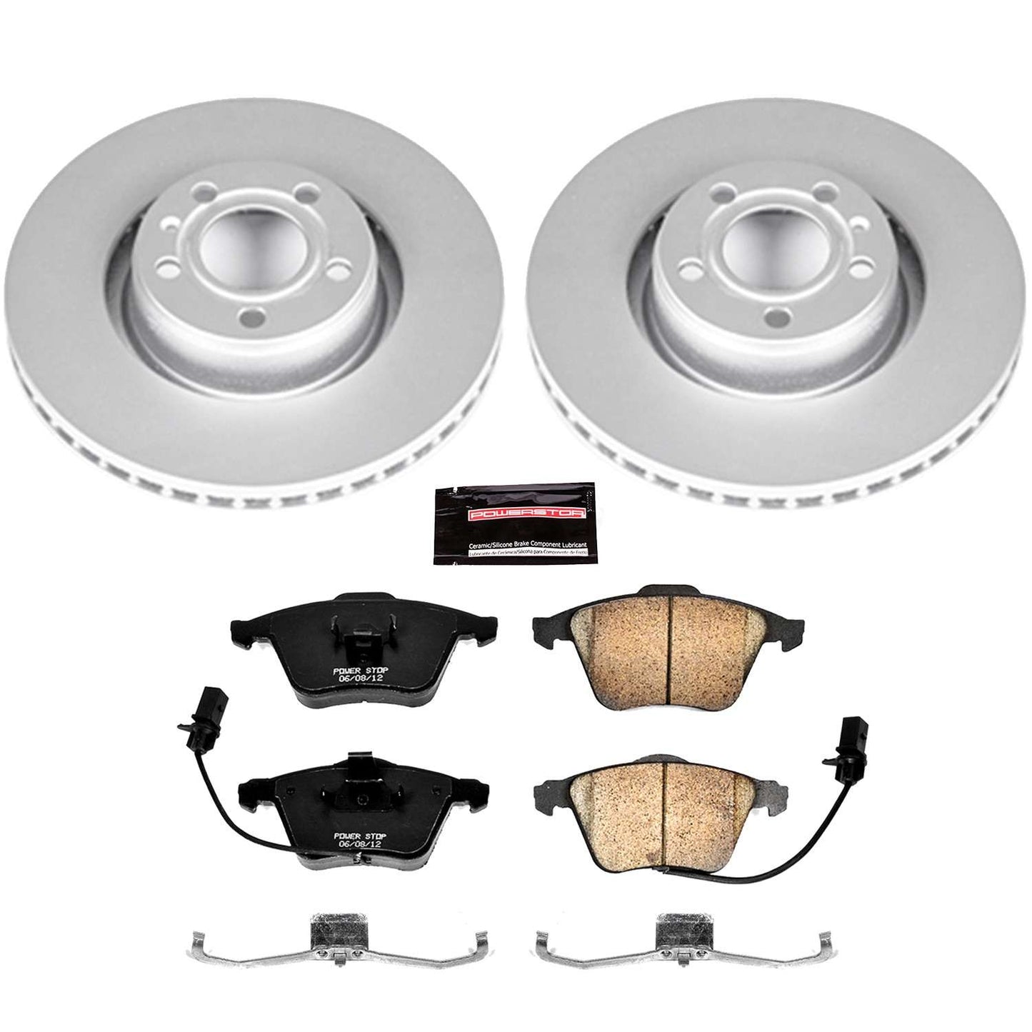 PowerStop Power Stop 05-11 Audi A6 Front Z23 Evolution Sport Coated Brake Kit CRK2993