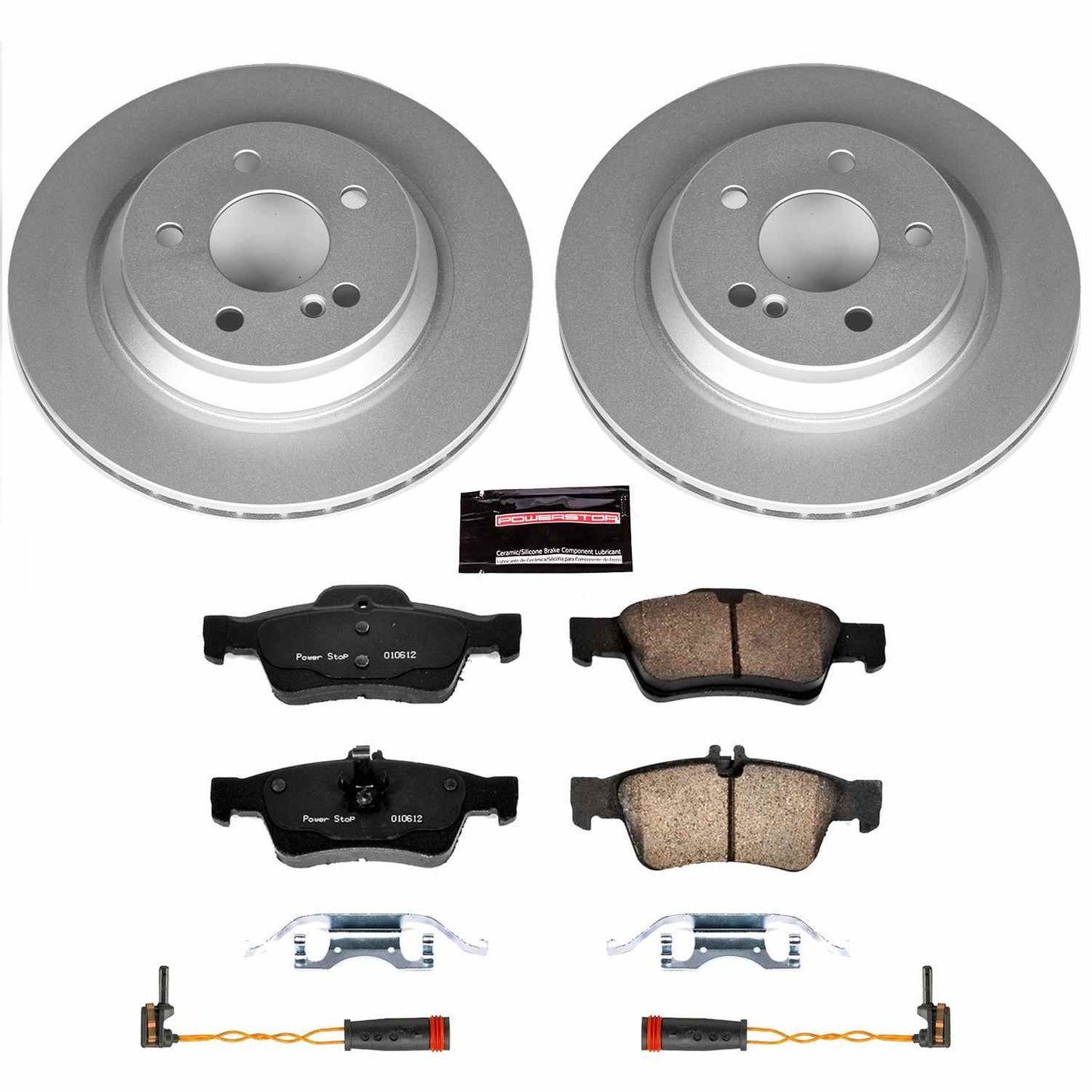PowerStop Power Stop 03-06 Mercedes-Benz S500 Rear Z23 Evolution Sport Coated Brake Kit CRK2998
