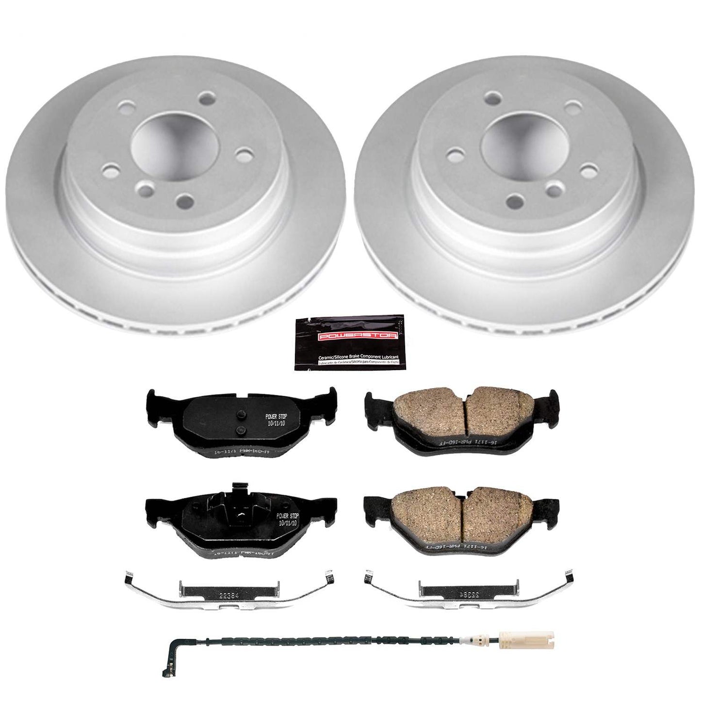 PowerStop Power Stop 2006 BMW 325xi Rear Z23 Evolution Sport Coated Brake Kit CRK3001