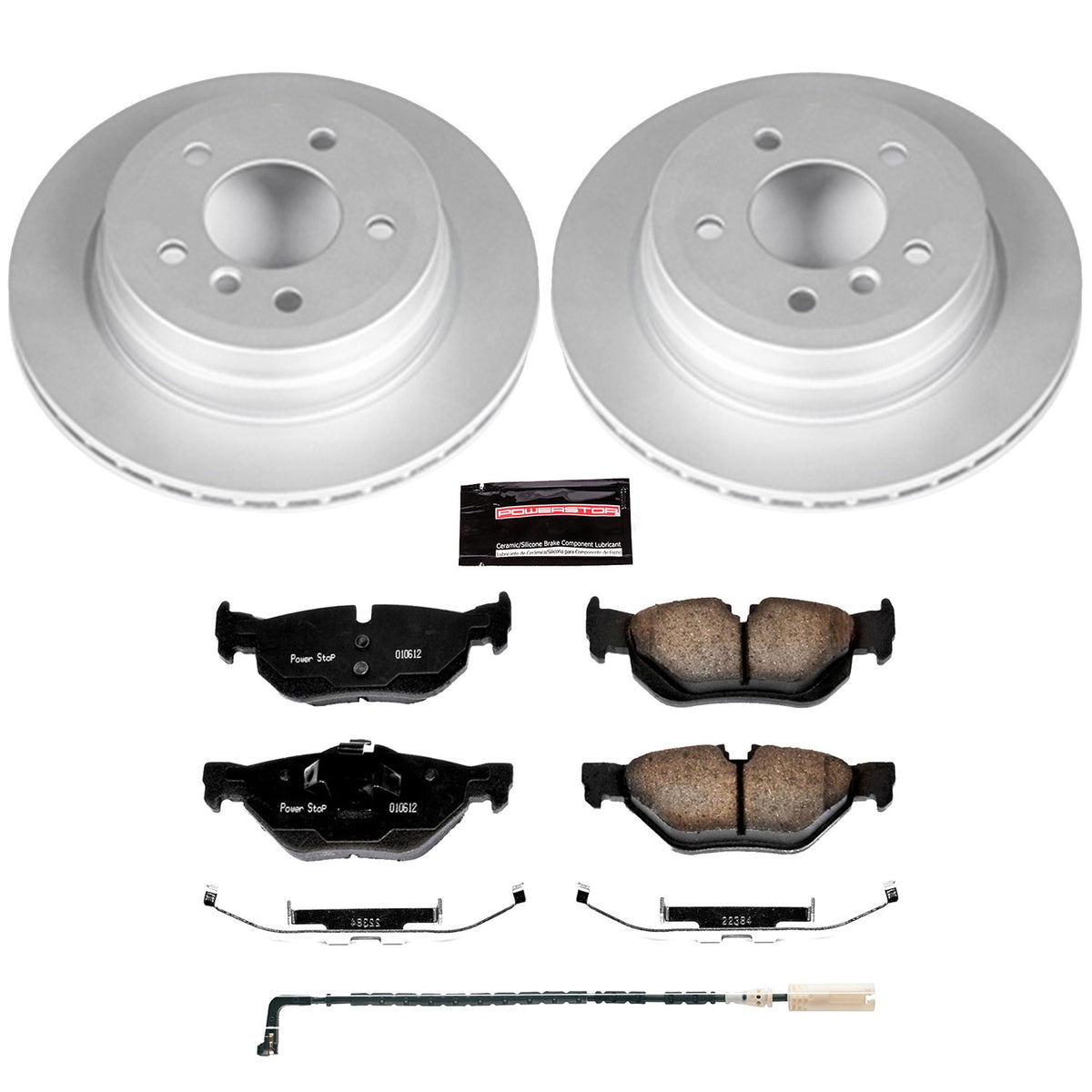 PowerStop Power Stop 07-10 BMW 328i Rear Z23 Evolution Sport Coated Brake Kit CRK3002