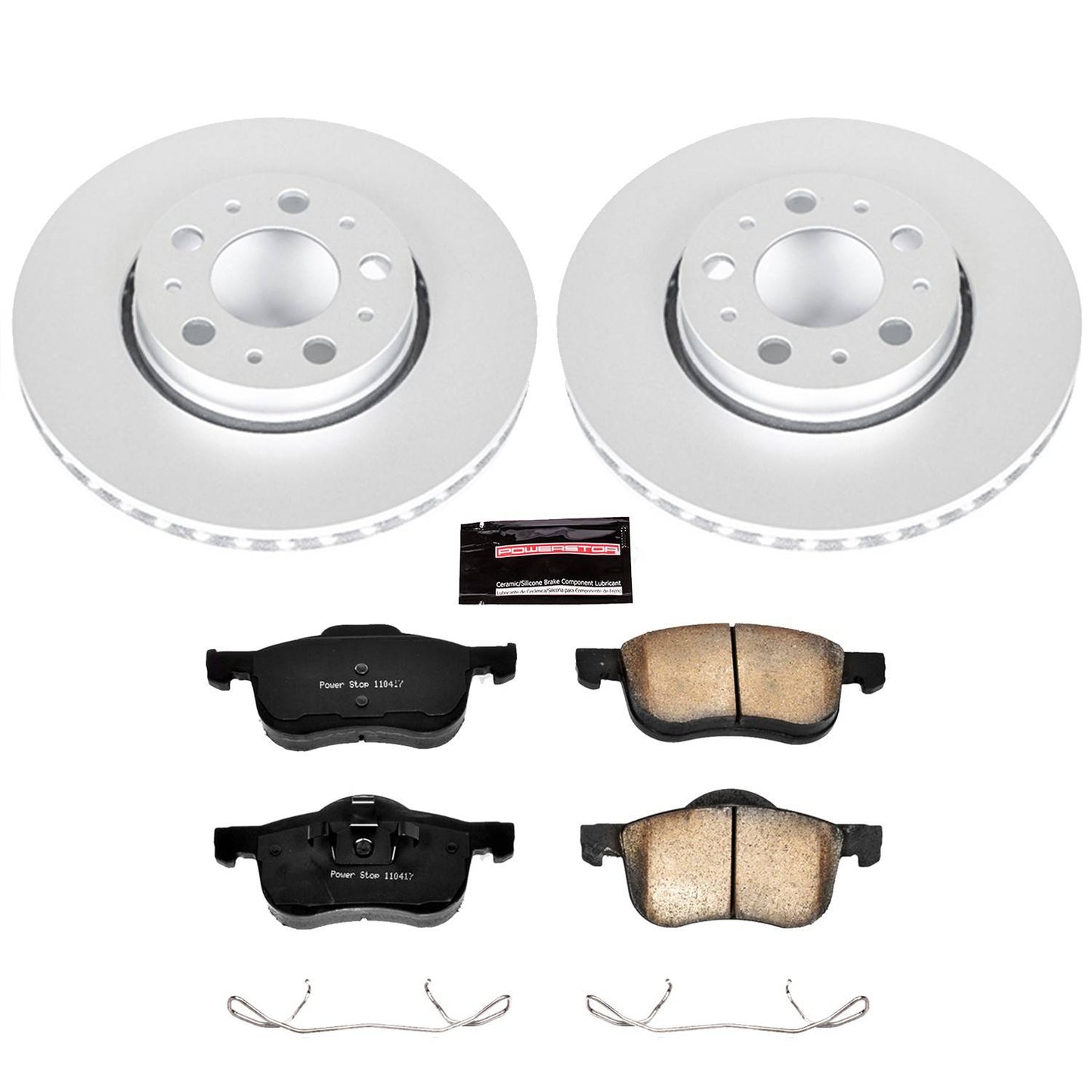 PowerStop Power Stop 01-07 Volvo S60 Front Z23 Evolution Sport Coated Brake Kit CRK3004