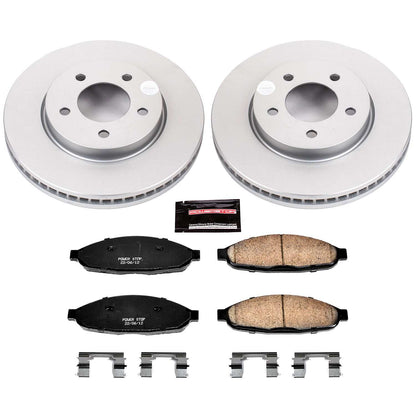PowerStop Power Stop 04-08 Chrysler Pacifica Front Z17 Evolution Geomet Coated Brake Kit CRK3009