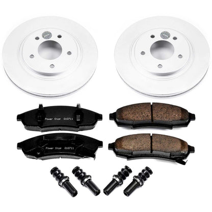 PowerStop Power Stop 95-96 Buick Regal Front Z17 Evolution Geomet Coated Brake Kit CRK3018