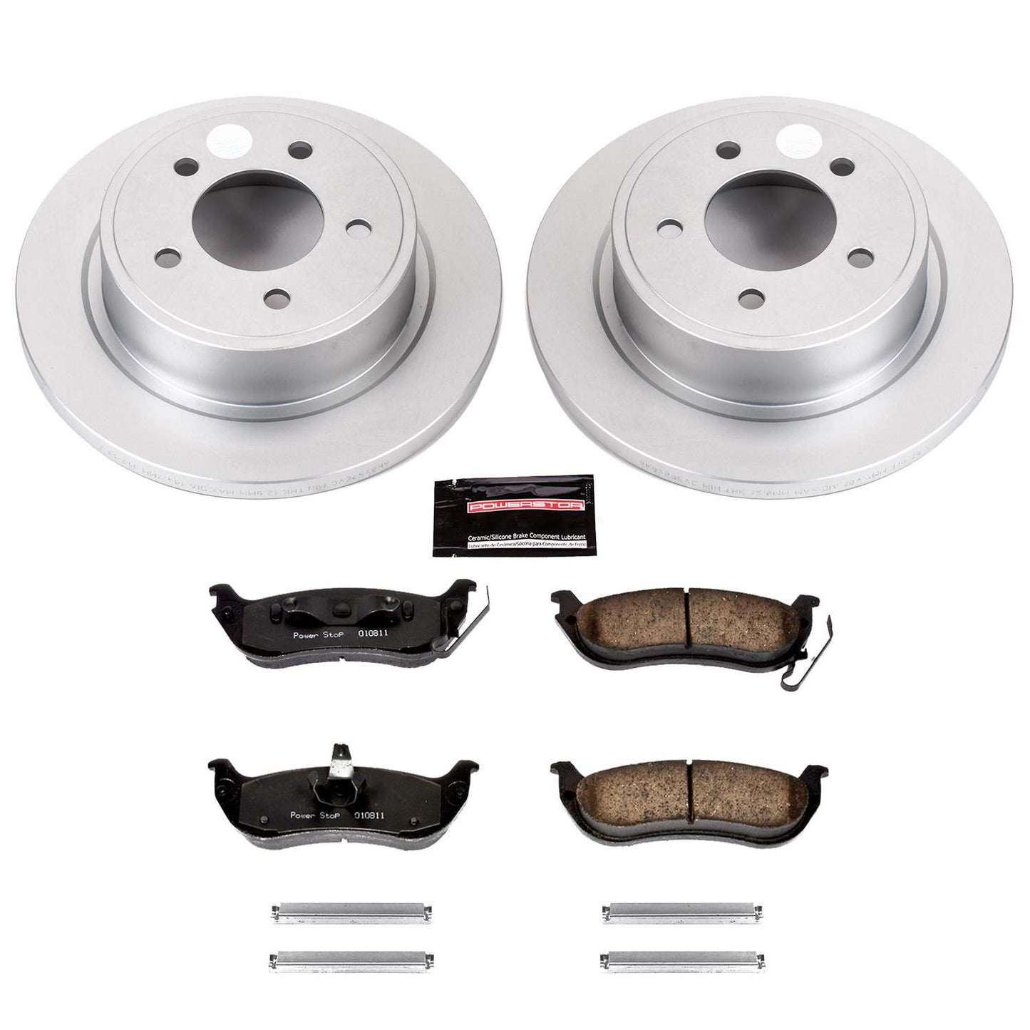 PowerStop Power Stop 04-08 Chrysler Pacifica Rear Z17 Evolution Geomet Coated Brake Kit CRK3020