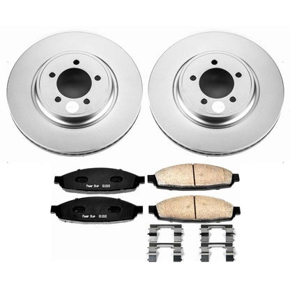 PowerStop Power Stop 03-05 Lincoln Aviator Front Z17 Evolution Geomet Coated Brake Kit CRK3024