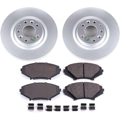PowerStop Power Stop 04-11 Mazda RX-8 Front Z17 Evolution Geomet Coated Brake Kit CRK3026