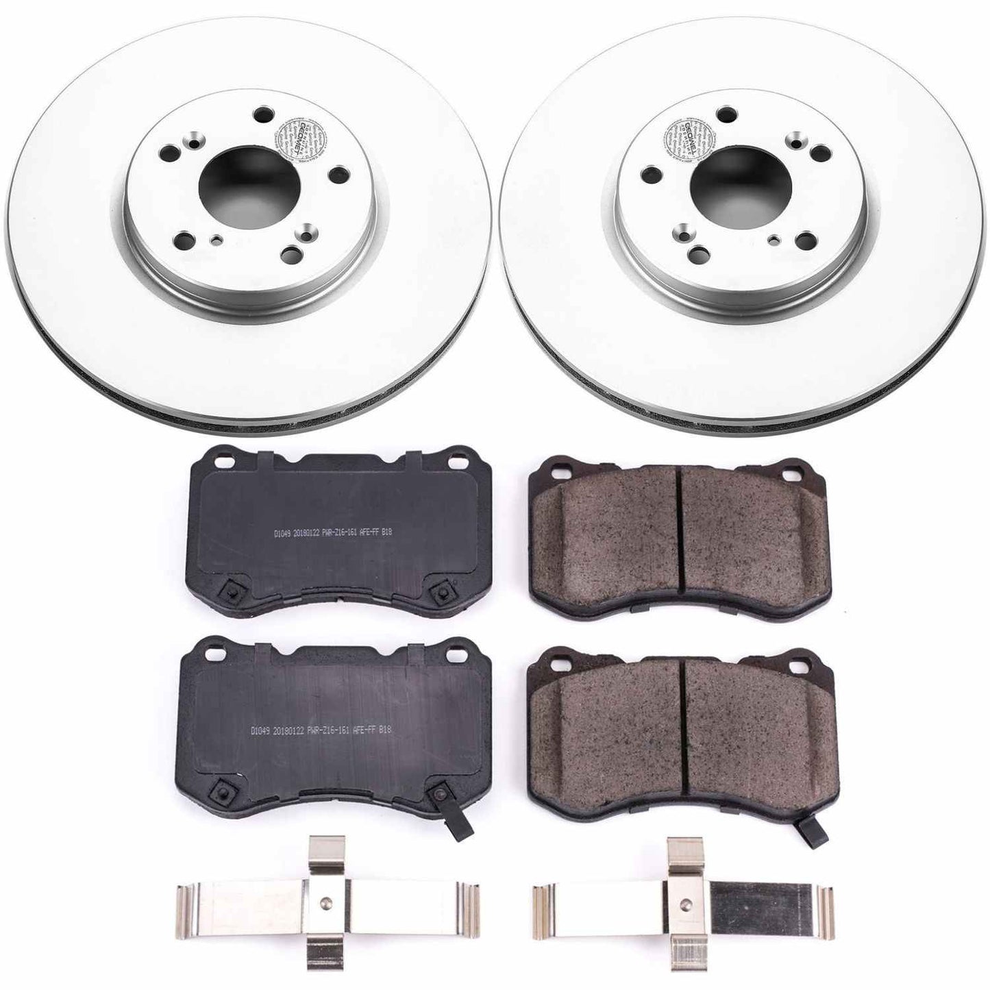 PowerStop Power Stop 04-08 Acura TL Front Z17 Evolution Geomet Coated Brake Kit CRK3029