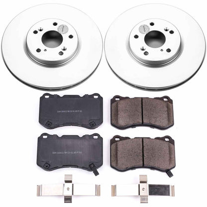 PowerStop Power Stop 04-08 Acura TL Front Z17 Evolution Geomet Coated Brake Kit CRK3029