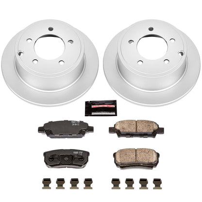 PowerStop Power Stop 11-14 Chrysler 200 Rear Z17 Evolution Geomet Coated Brake Kit CRK3033