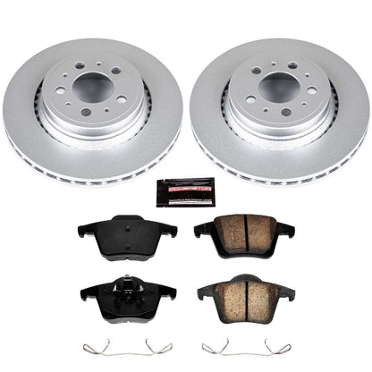 PowerStop Power Stop 03-14 Volvo XC90 Rear Z23 Evolution Sport Coated Brake Kit CRK3039