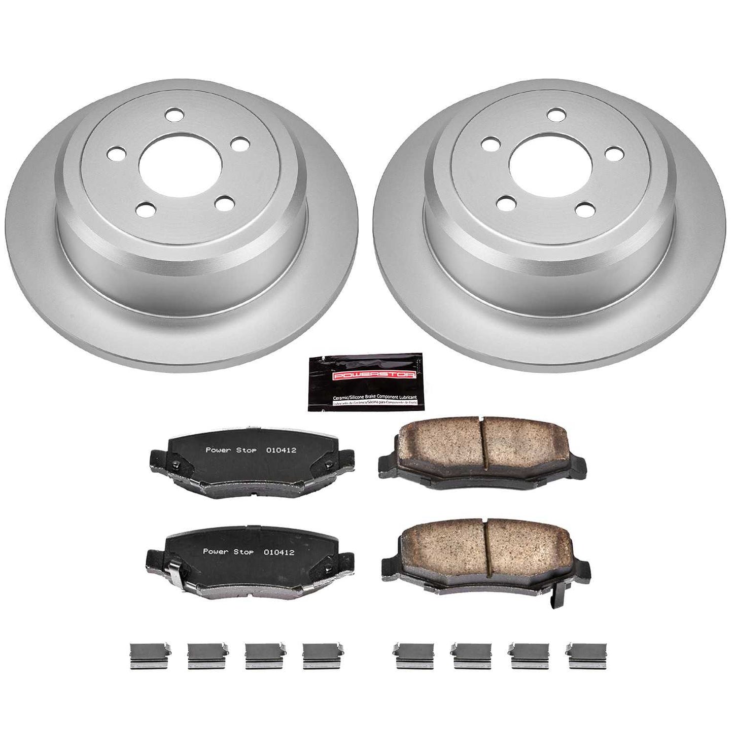 PowerStop Power Stop 07-11 Dodge Nitro Rear Z17 Evolution Geomet Coated Brake Kit CRK3046