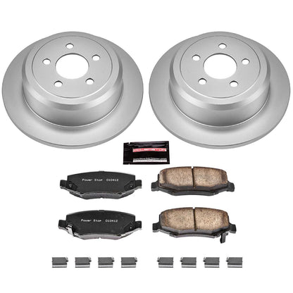 PowerStop Power Stop 07-11 Dodge Nitro Rear Z17 Evolution Geomet Coated Brake Kit CRK3046