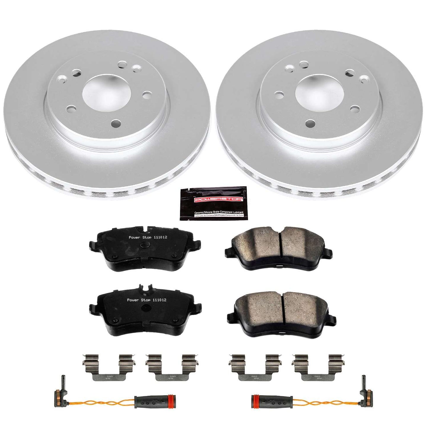 PowerStop Power Stop 02-05 Mercedes-Benz C230 Front Z23 Evolution Sport Coated Brake Kit CRK3048