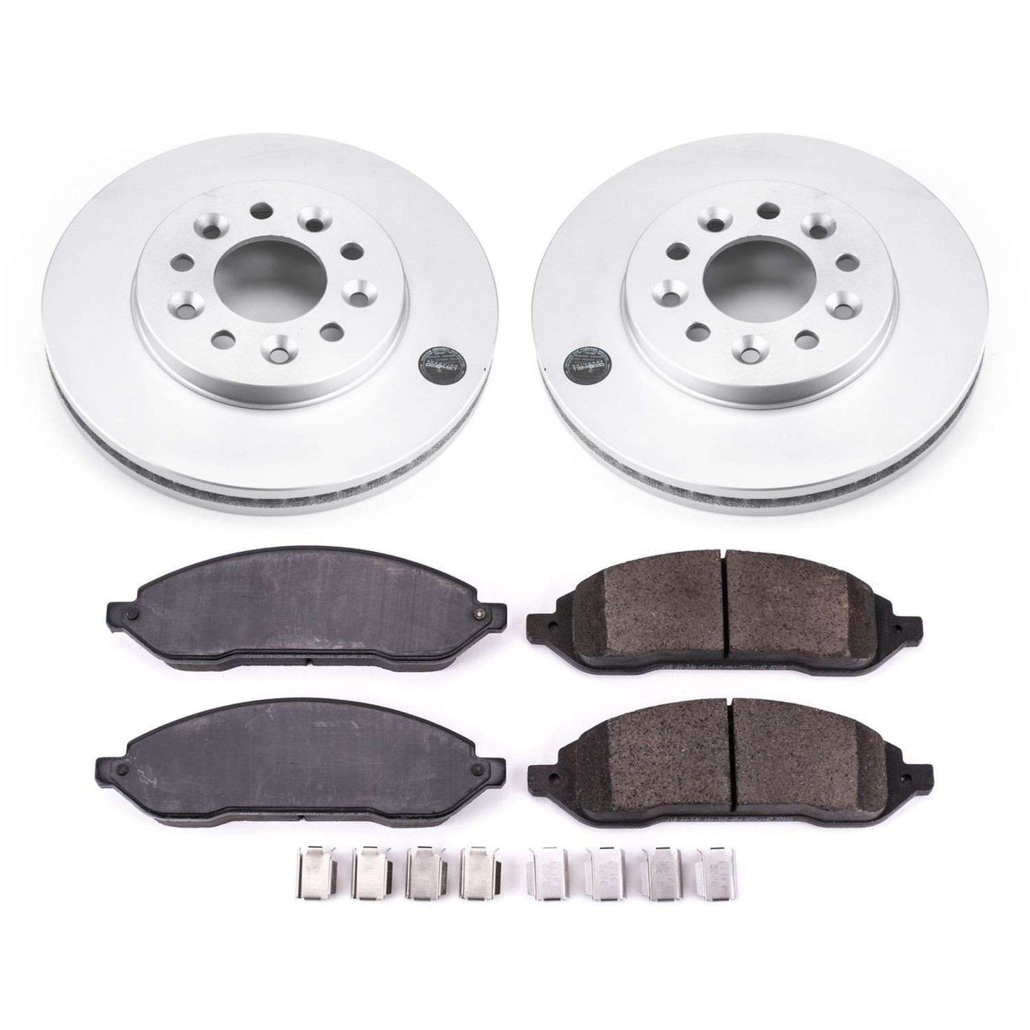 PowerStop Power Stop 04-07 Ford Freestar Front Z17 Evolution Geomet Coated Brake Kit CRK3051