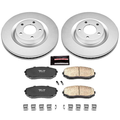 PowerStop Power Stop 07-15 Ford Edge Front Z17 Evolution Geomet Coated Brake Kit CRK3057