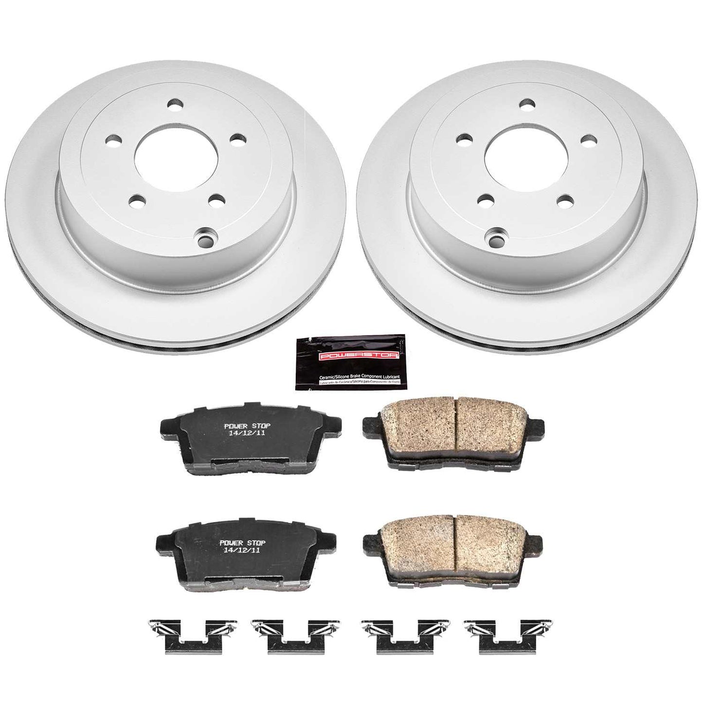 PowerStop Power Stop 07-10 Ford Edge Rear Z17 Evolution Geomet Coated Brake Kit CRK3060