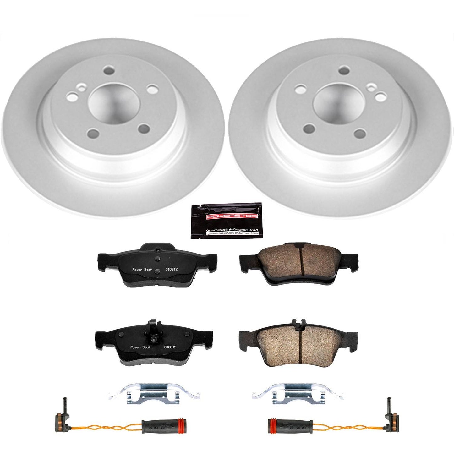 PowerStop Power Stop 2006 Mercedes-Benz S350 Rear Z23 Evolution Sport Coated Brake Kit CRK3069