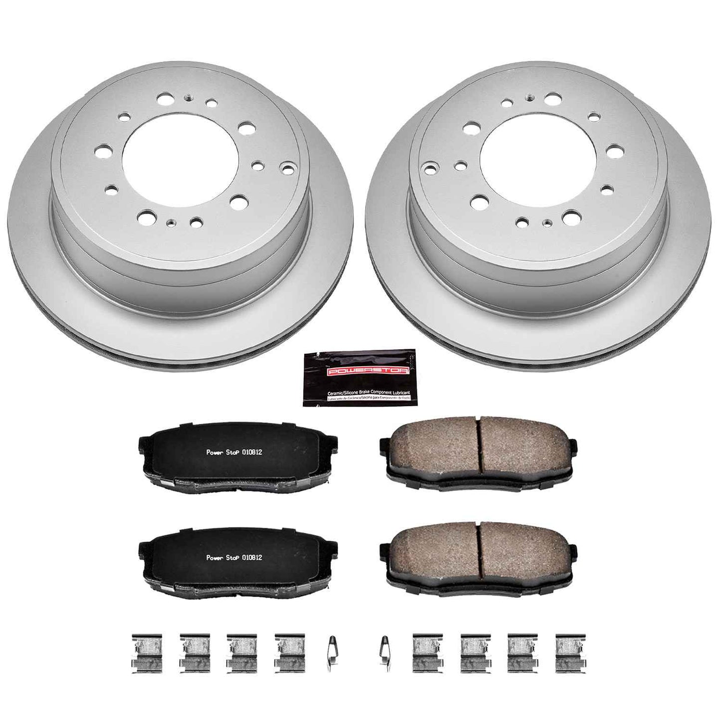 PowerStop Power Stop 08-11 Lexus LX570 Rear Z17 Evolution Geomet Coated Brake Kit CRK3073