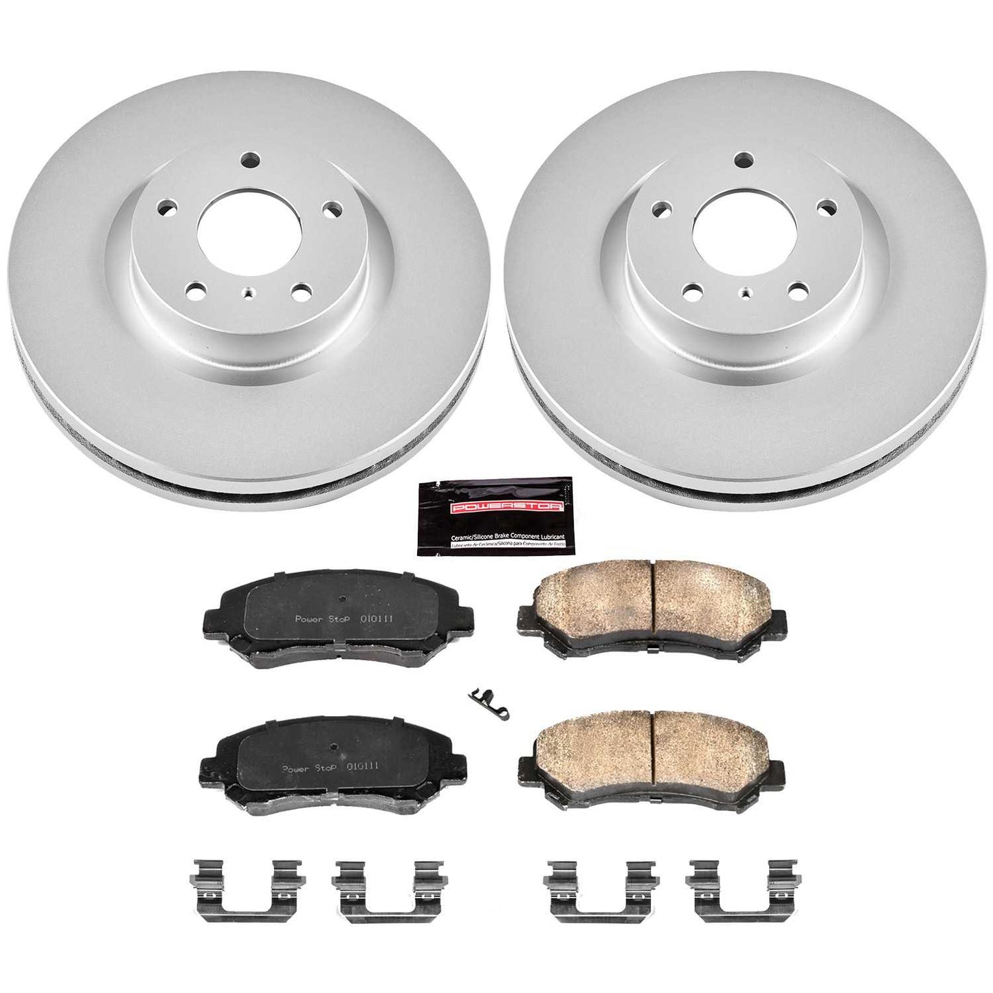 PowerStop Power Stop 09-14 Nissan Maxima Front Z17 Evolution Geomet Coated Brake Kit CRK3076