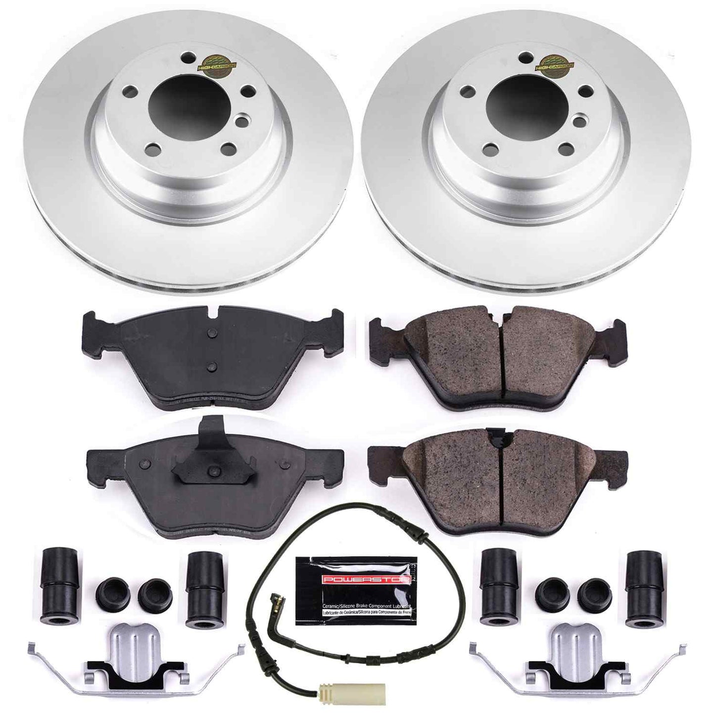 PowerStop Power Stop 2006 BMW 330i Front Z23 Evolution Sport Coated Brake Kit CRK3077