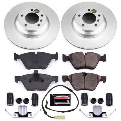 PowerStop Power Stop 2006 BMW 330i Front Z23 Evolution Sport Coated Brake Kit CRK3077