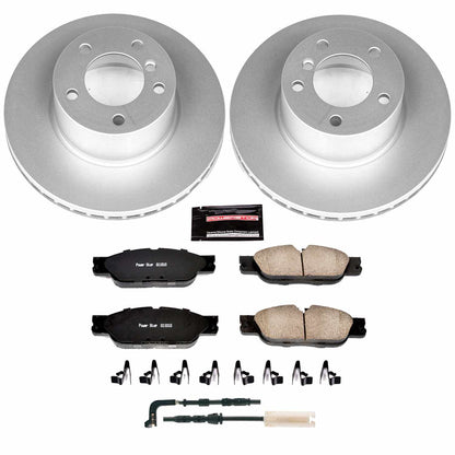 PowerStop Power Stop 08-10 BMW 128i Front Z23 Evolution Sport Coated Brake Kit CRK3087