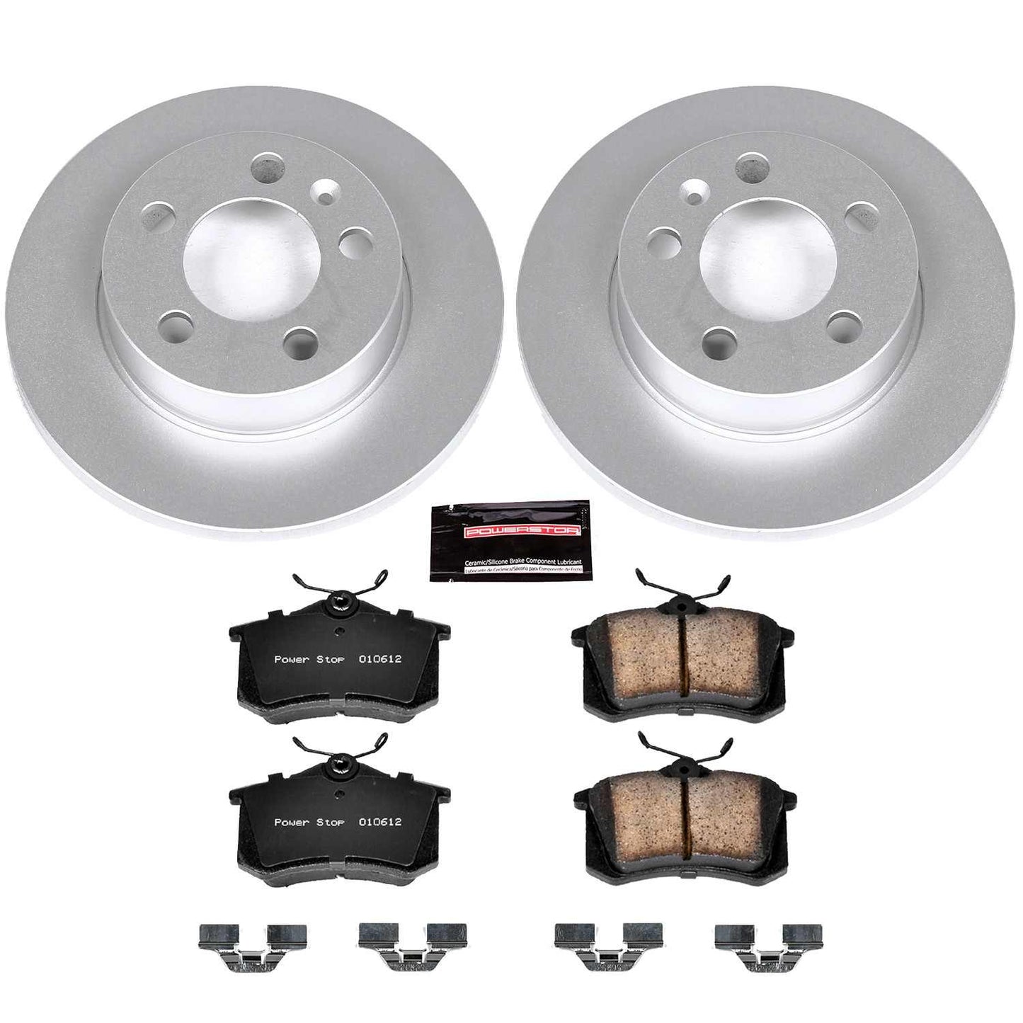 PowerStop Power Stop 00-06 Audi TT Quattro Rear Z23 Evolution Sport Coated Brake Kit CRK3093