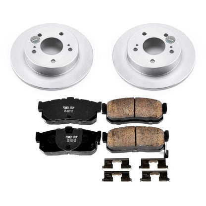 PowerStop Power Stop 89-94 Nissan Maxima Rear Z17 Evolution Geomet Coated Brake Kit CRK3099
