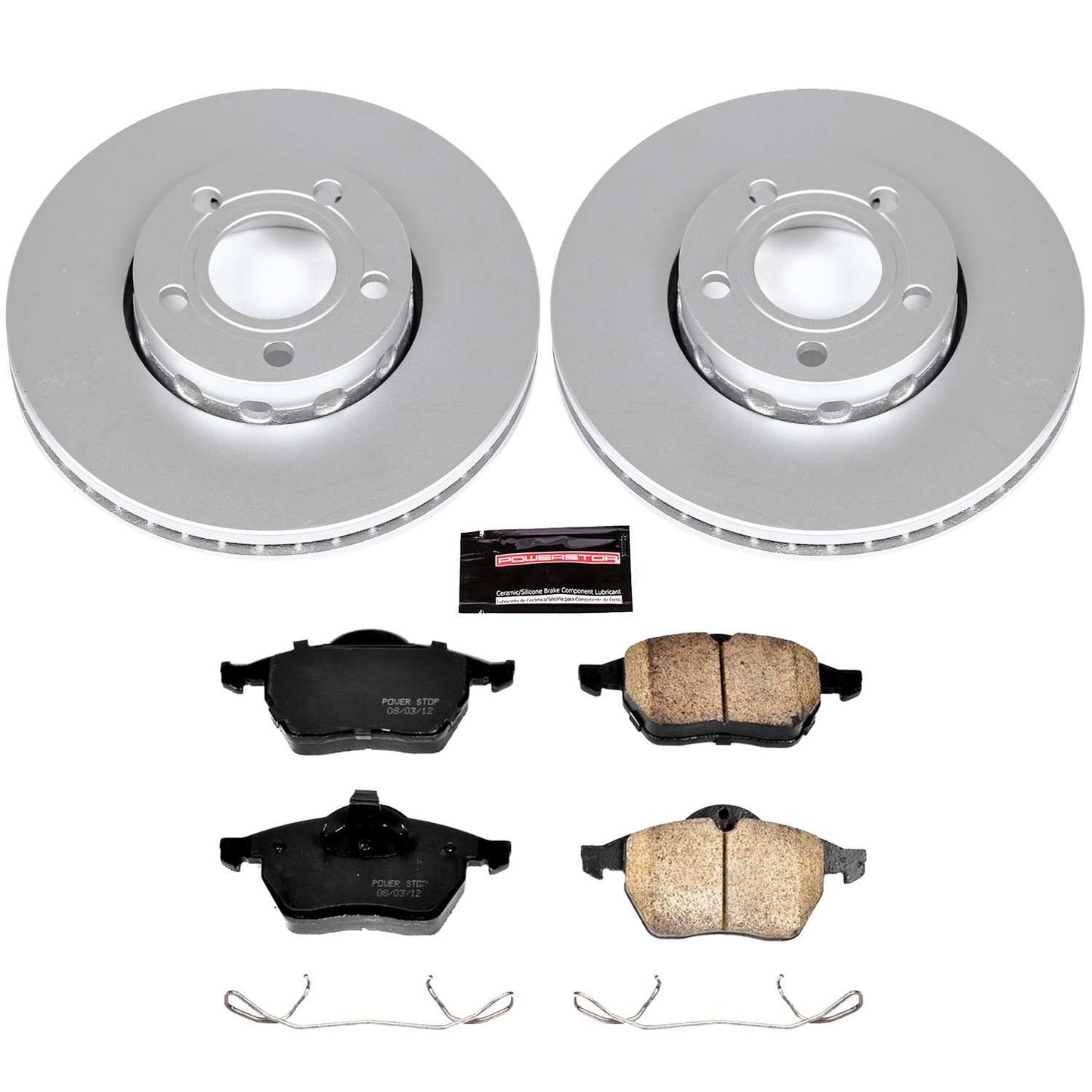 PowerStop Power Stop 96-98 Audi A4 Front Z23 Evolution Sport Coated Brake Kit CRK3103