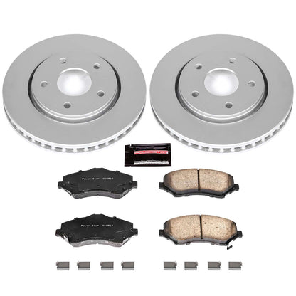 PowerStop Power Stop 08-16 Chrysler Town & Country Front Z17 Evolution Geomet Coated Brake Kit CRK3118