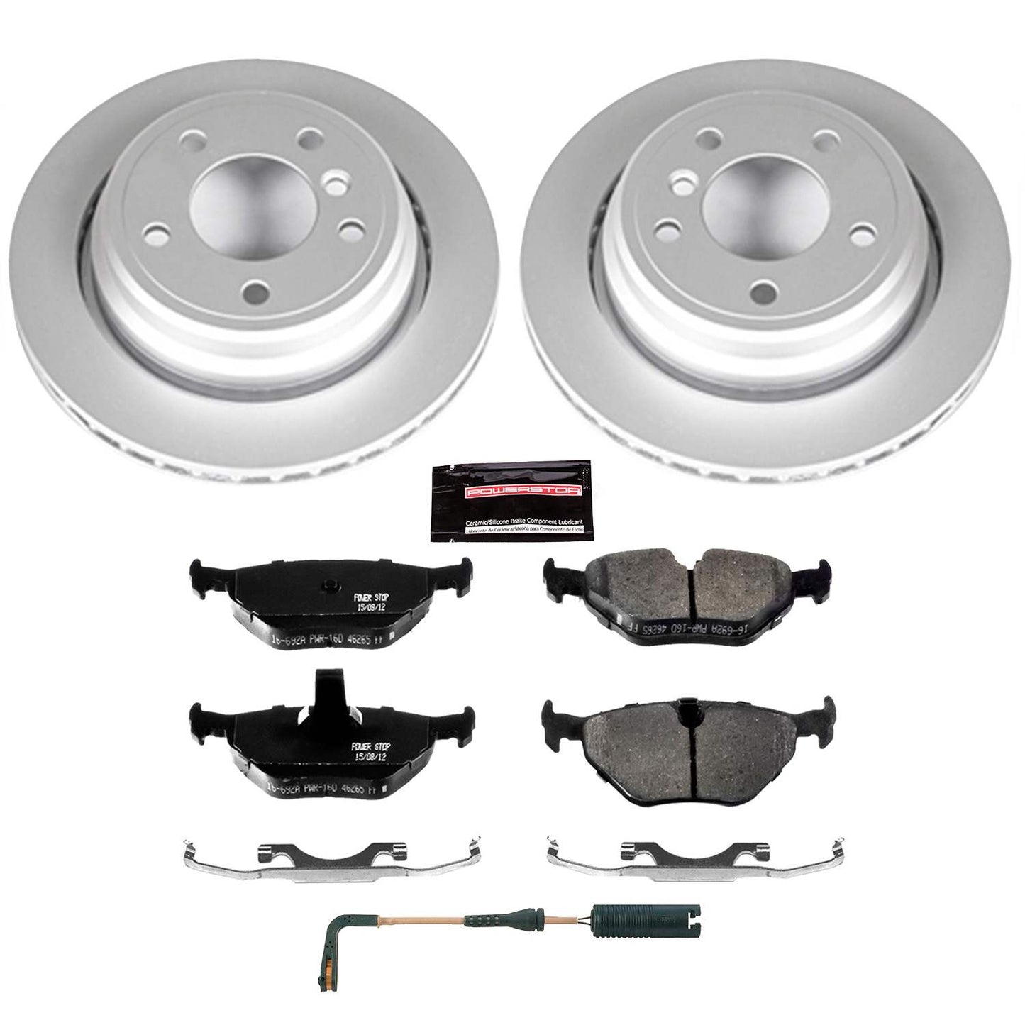 PowerStop Power Stop 01-03 BMW 525i Rear Z23 Evolution Sport Coated Brake Kit CRK3125
