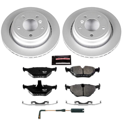 PowerStop Power Stop 01-03 BMW 525i Rear Z23 Evolution Sport Coated Brake Kit CRK3125