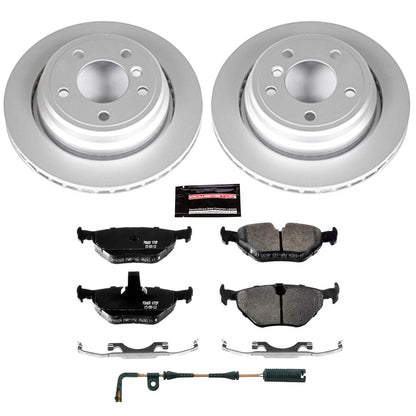 PowerStop Power Stop 01-03 BMW 525i Rear Z23 Evolution Sport Coated Brake Kit CRK3126