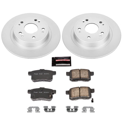 PowerStop Power Stop 09-10 Acura TSX Rear Z17 Evolution Geomet Coated Brake Kit CRK3127