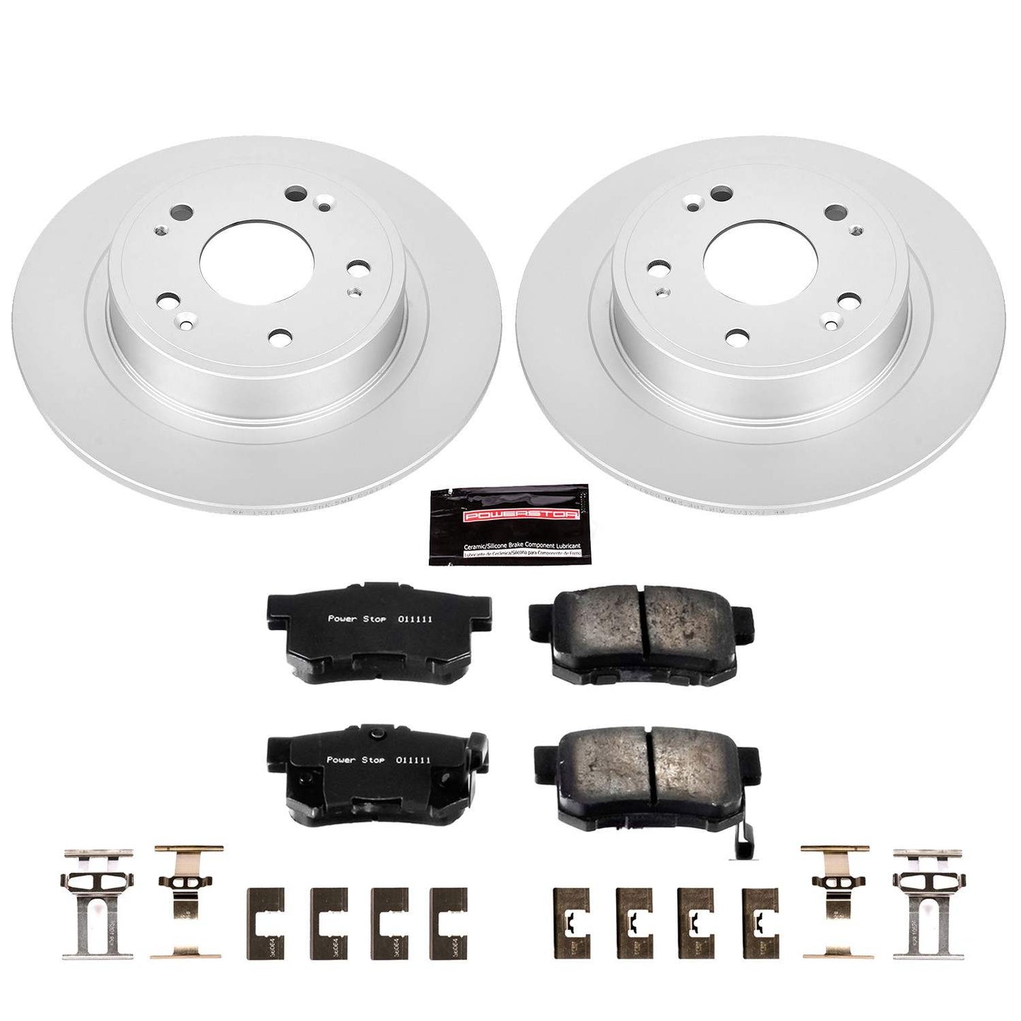 PowerStop Power Stop 16-18 Acura ILX Rear Z17 Evolution Geomet Coated Brake Kit CRK3128